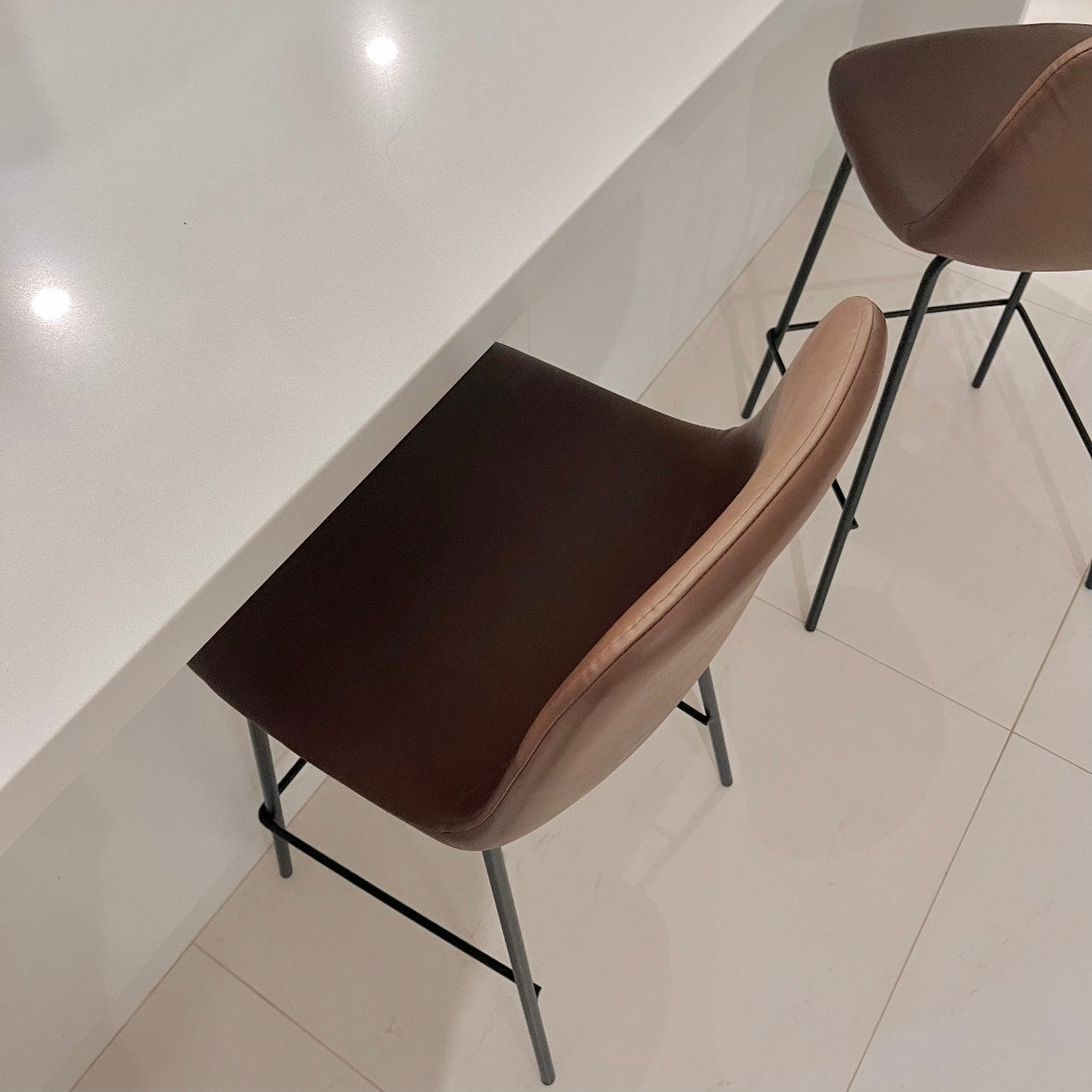Marlo Bar Stool - Brown - Set of Two