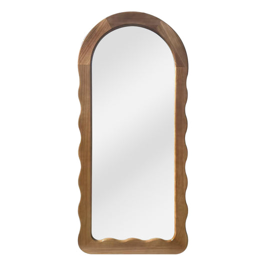 Luna Oak Mirror – Arched Full-Length Mirror