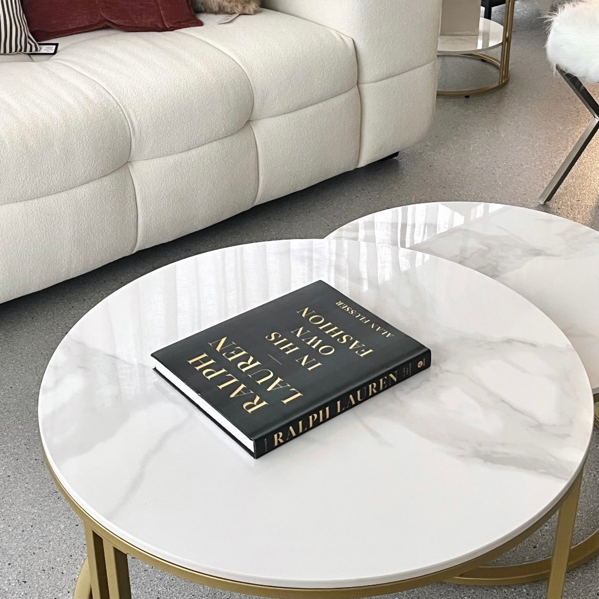 Premier Nested Coffee Table Set - Gold