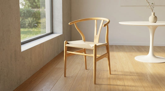 Wishbone Wooden Dining Chair - Natural | Dining Chair by Interior Ave