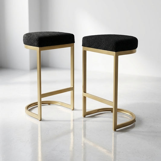 Royale Black Bar Stool – furniture piece by Interior Ave
