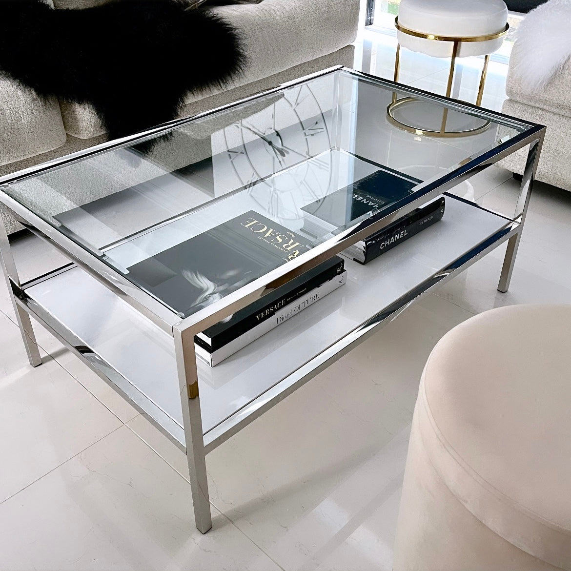 Vogue Coffee Table - White – premium furniture by Interior Ave