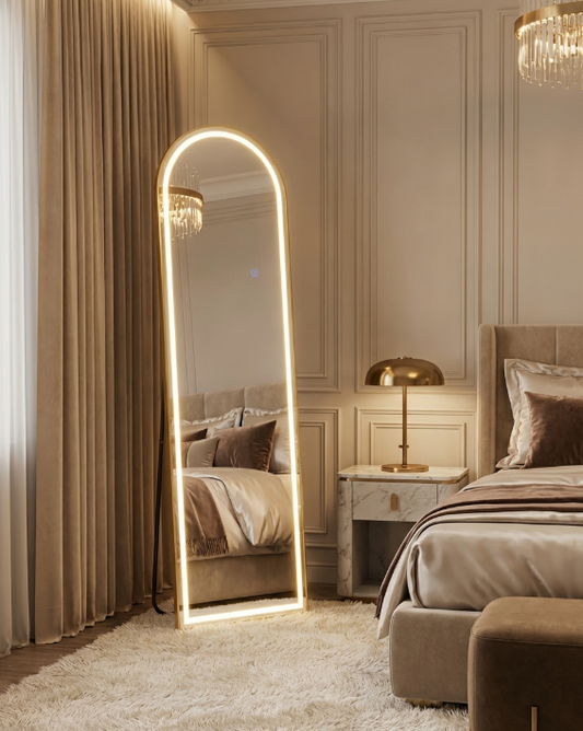 Atelier LED Full Length Dressing Mirror | Dresser Mirror by Interior Ave