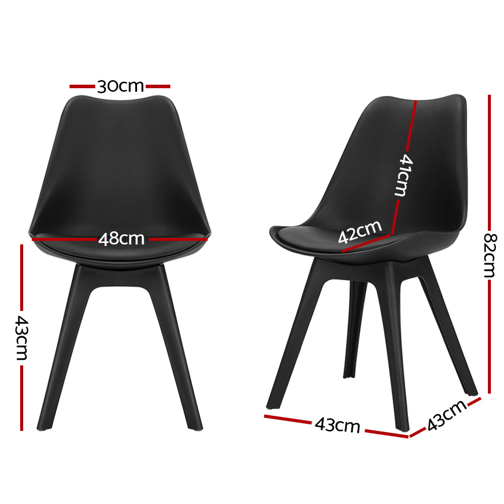 Obsidian Dining Chair - Set of Four