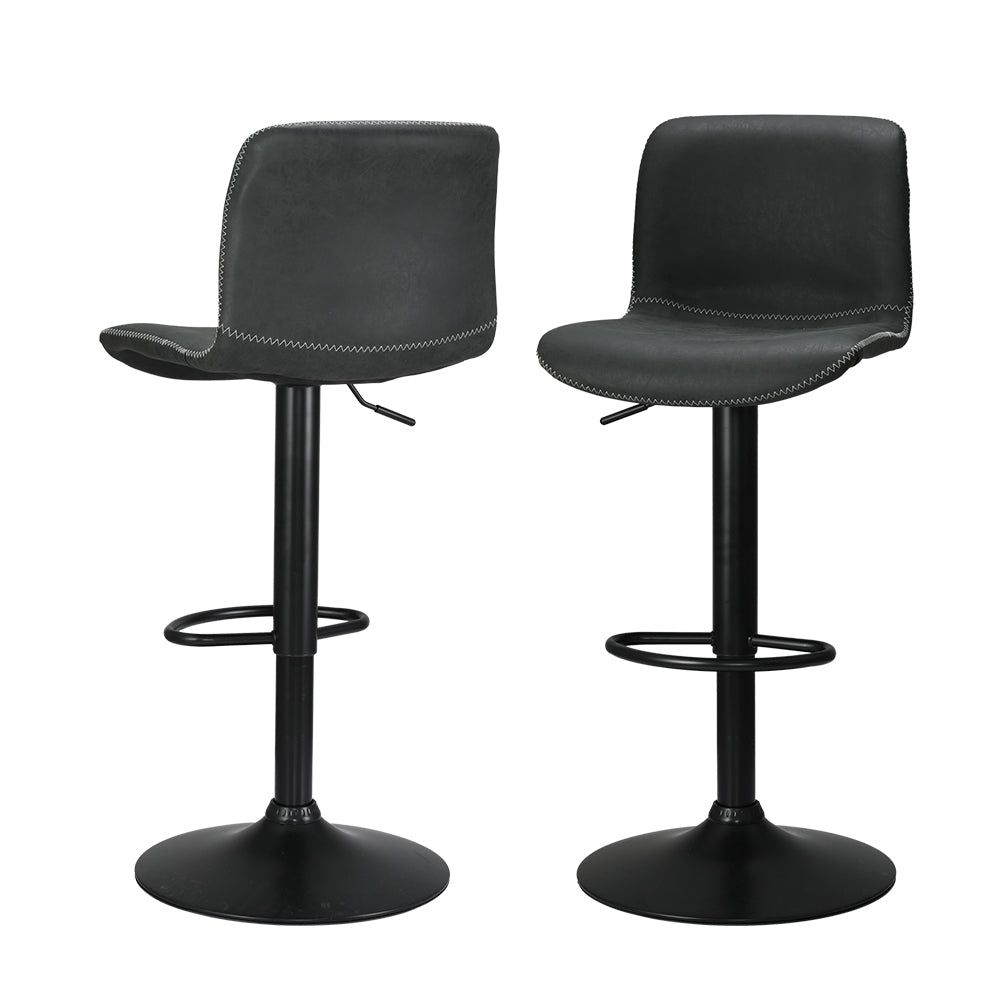 Denver Bar Stool - Black - Set of Two – modern bar stool by Interior Ave