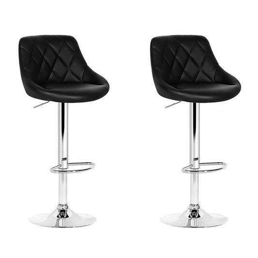 Merlo Bar Stool - Black - Set of Two – modern bar stool by Interior Ave