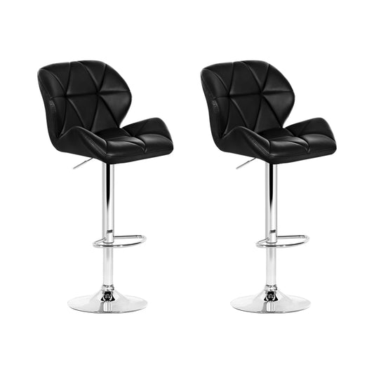 Top Deck Bar Stool - Black - Set of Two – modern bar stool by Interior Ave