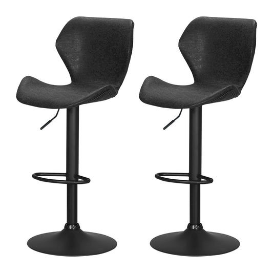Wyatt Vintage Bar Stool - Black - Set of Two – modern bar stool by Interior Ave