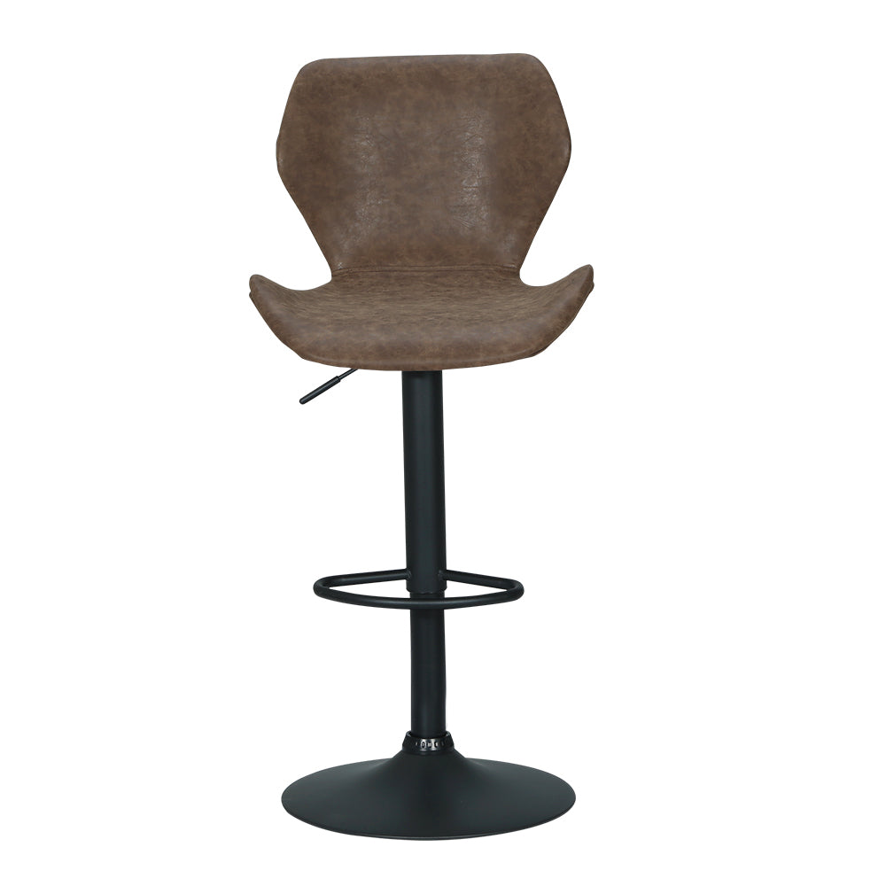 Wyatt Vintage Bar Stool - Brown - Set of Two