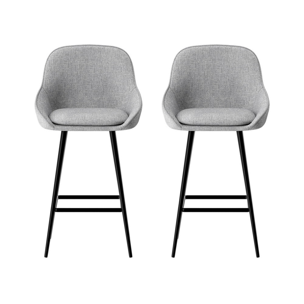 Metro Grey Bar Stool (Set of 2)