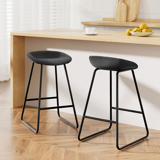 Zenith Bar Stool - Black - Set of Two