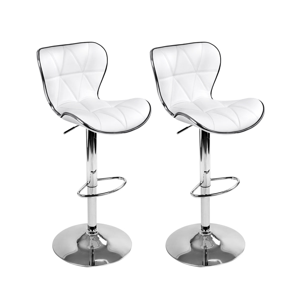 Cooper Bar Stool - White - Set of Two – modern bar stool by Interior Ave