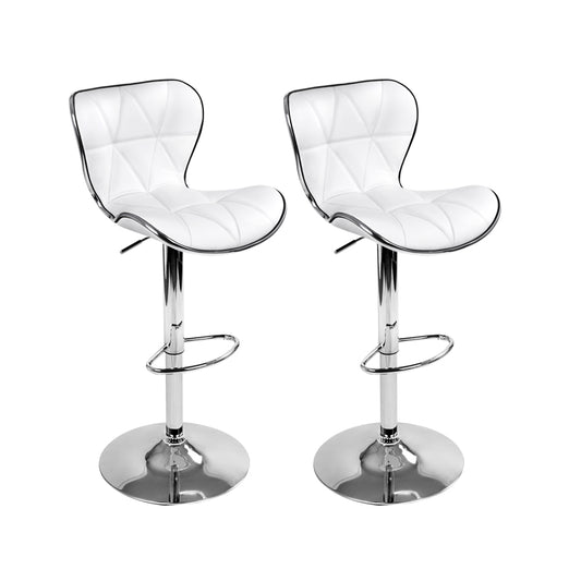 Cooper Bar Stool - White - Set of Two – modern bar stool by Interior Ave