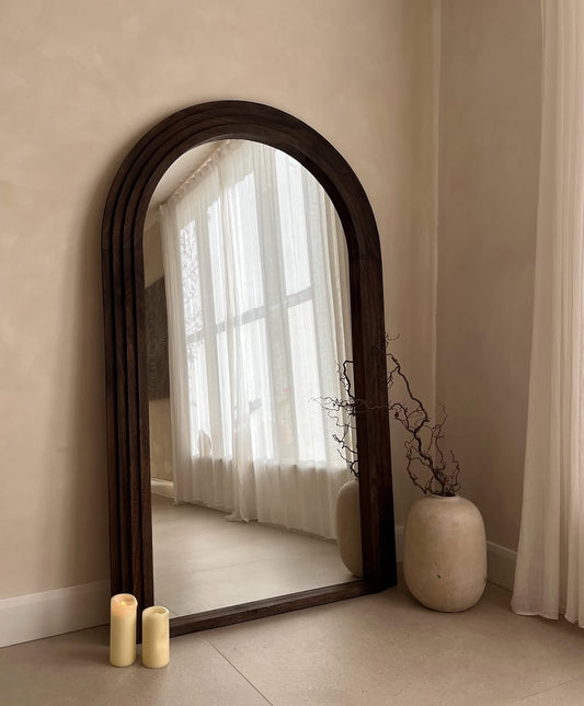 Sierra Walnut Full Standing Mirror – Interior Ave