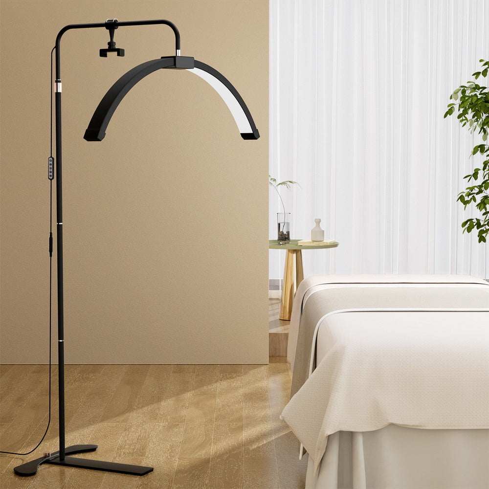 LED Beauty Light Half Moon Light for Salon Spa Studio - Black