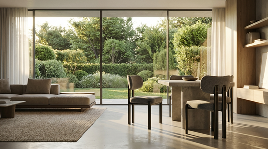 Cali Fabric Dining Chair - Charcoal | Stylish Dining Chair by Interior Ave