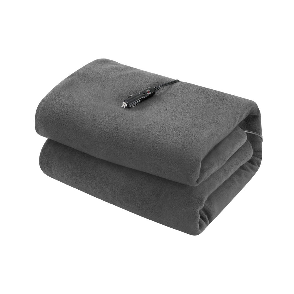 Giselle Electric Heated Blanket Car Throw Rug Grey – premium furniture by Interior Ave