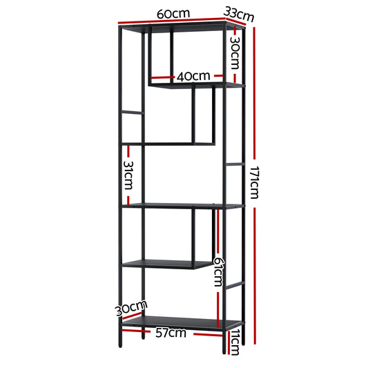 Hamley 5 Tier Storage Bookshelf Unit