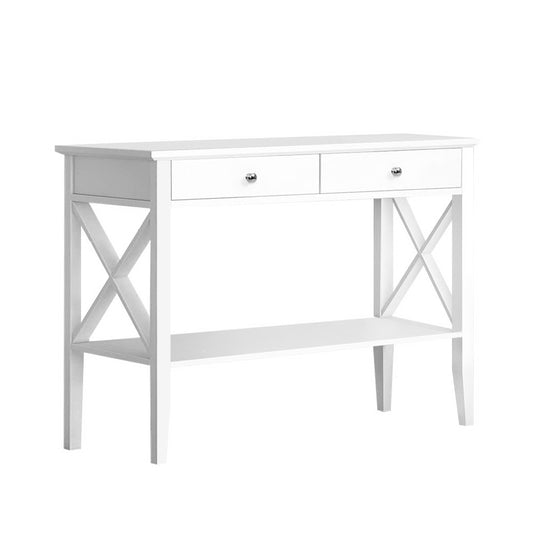 Sorrento Hamptons Long Island Console Table 2 Drawers