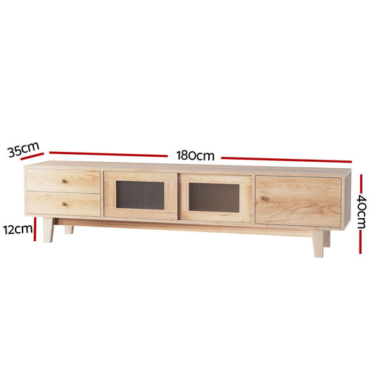 Ari TV Cabinet Entertainment Unit 180CM - Furniture Hire