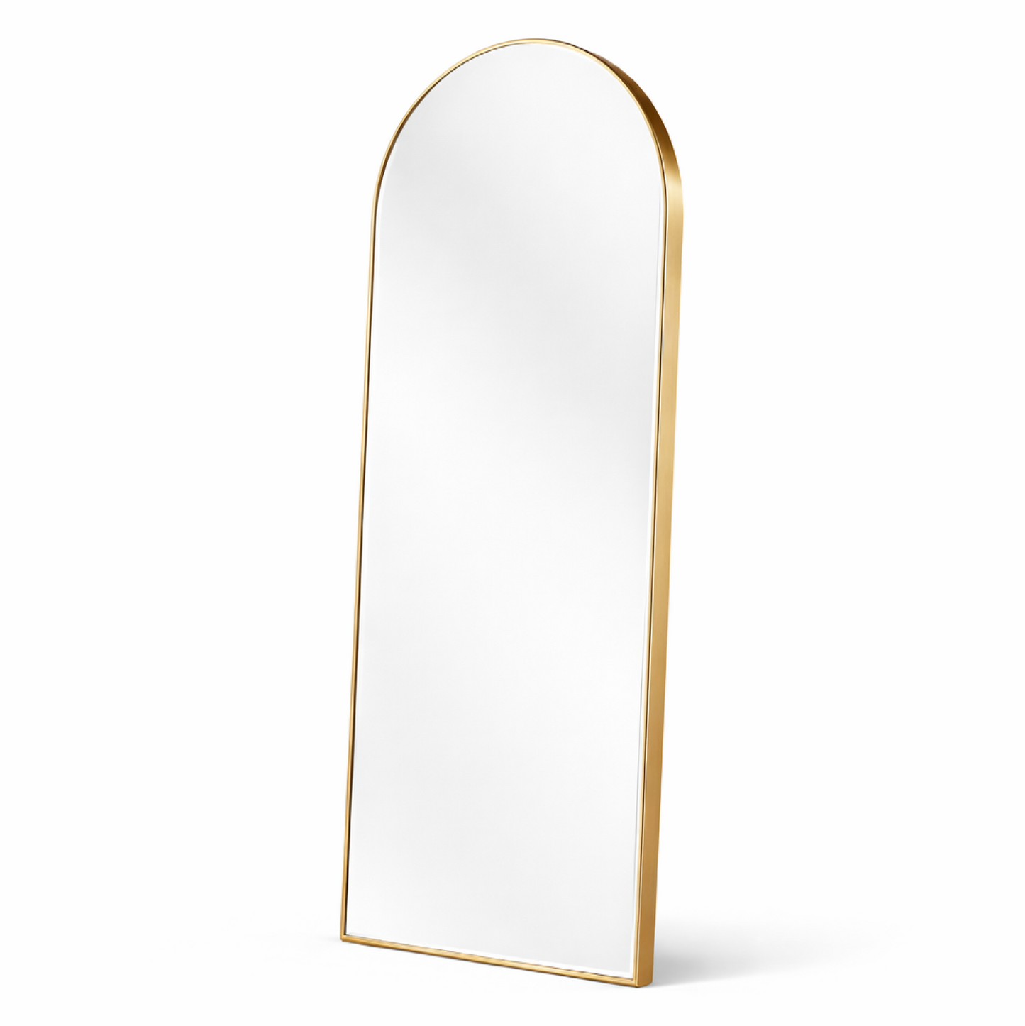 Halo Arched Floor Length Mirror – Gold | Signature Series