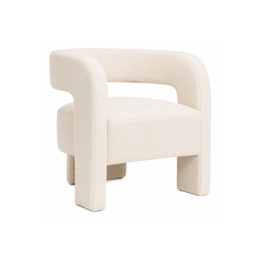 Portia Arm Chair - Off White