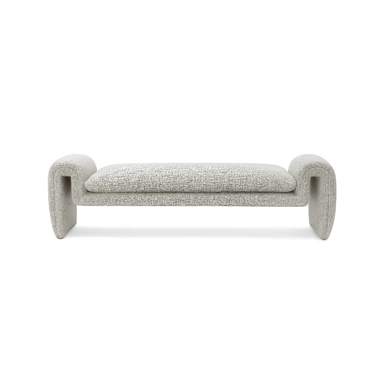 Solace Bench - Salt + Pepper
