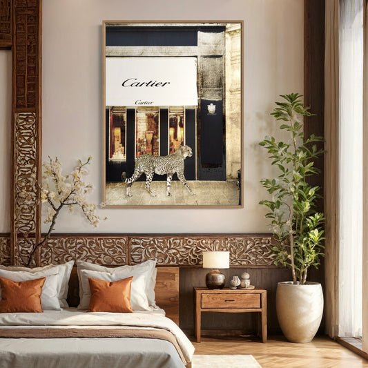 Gold Foil Animal Fashion Artwork