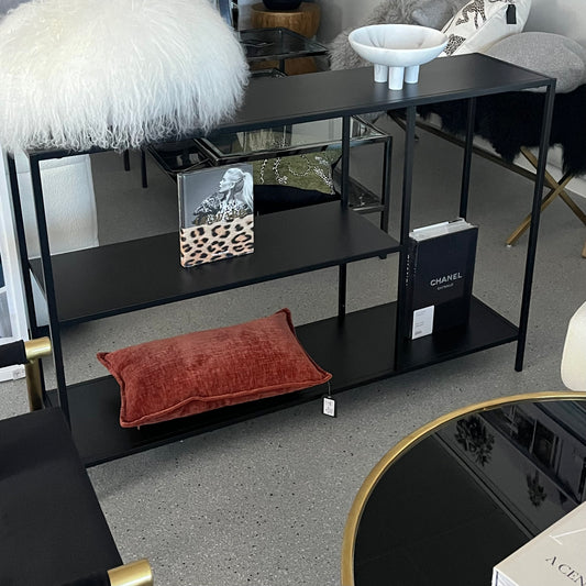 Eclipse 3 Tier Hallway Console Table - Black