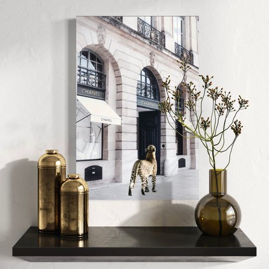 Gold Foil Animal Fashion Artwork