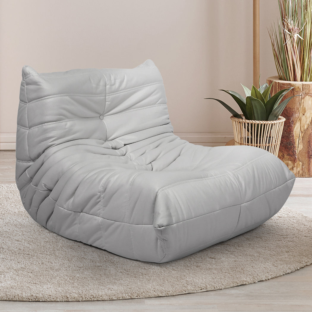 Oakleigh Floor Sofa - Grey – premium furniture by Interior Ave