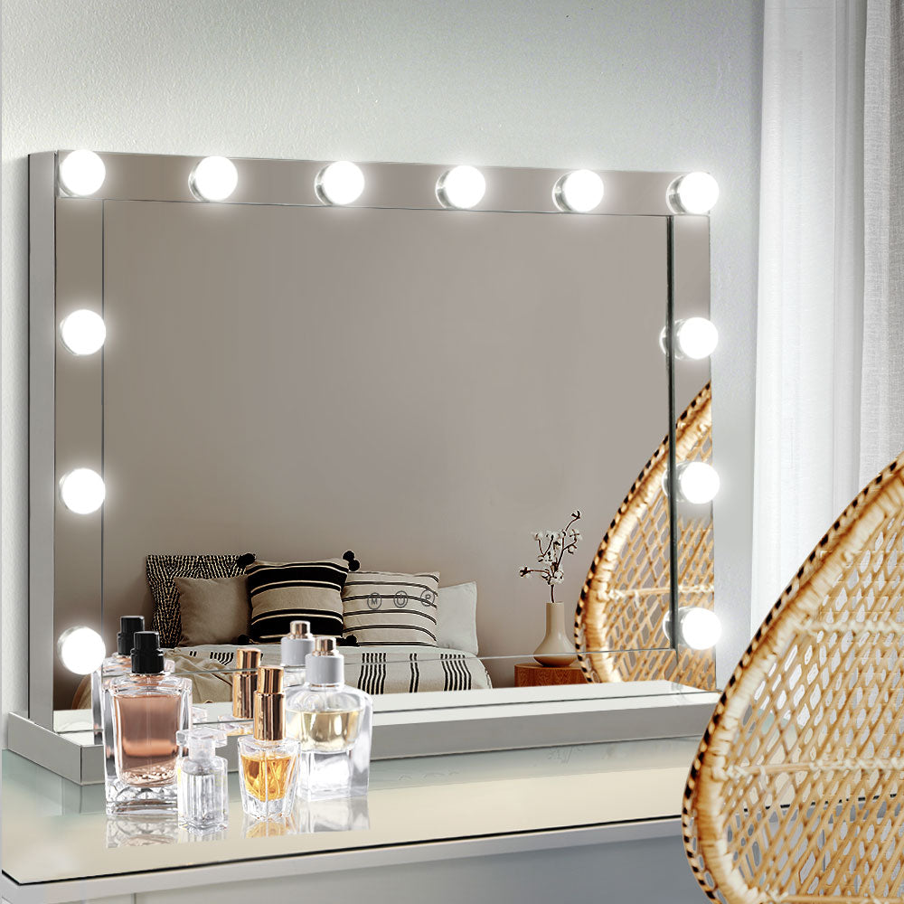 Hollywood Glam LED Framed Makeup Mirror - Small – Designer mirror by Interior Ave