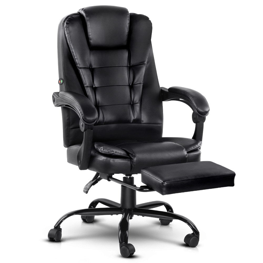 Executive Massage Office Chair - Black – luxury accent chair by Interior Ave