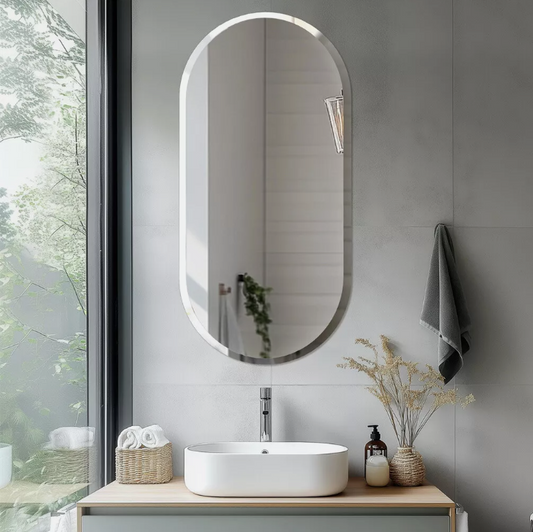 Monarch Frameless Wall Mirror – Designer mirror by Interior Ave