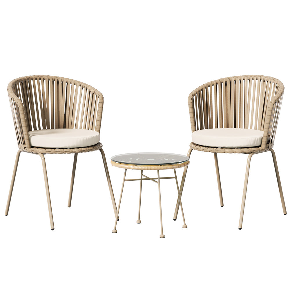 Tuscany Outdoor Bistro Set - 3 Piece – premium furniture by Interior Ave