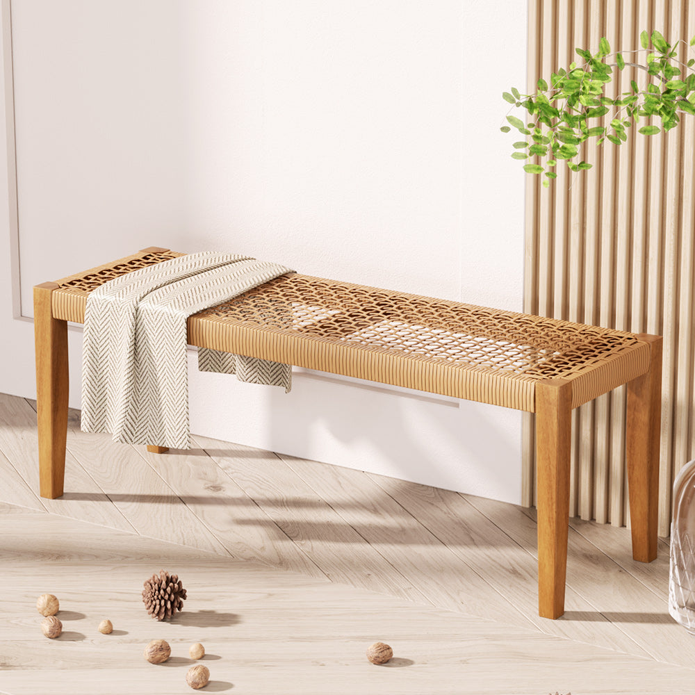 Marbella Wicker Bench – premium furniture by Interior Ave