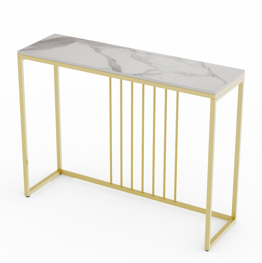 Halo Hallway Console Table - Gold – premium furniture by Interior Ave
