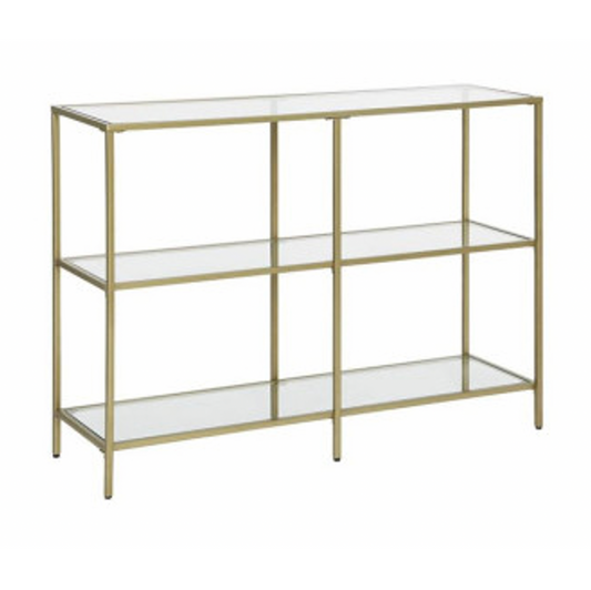 Embler 3 Tier Hallway Console Table - Gold