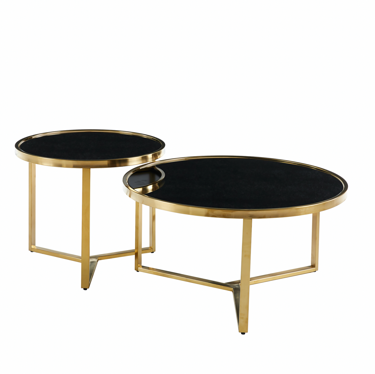 Giselle Black Coffee Table Set