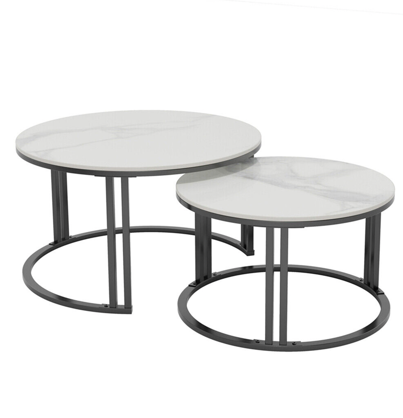 Premier Nested Coffee Table Set - Black – premium furniture by Interior Ave