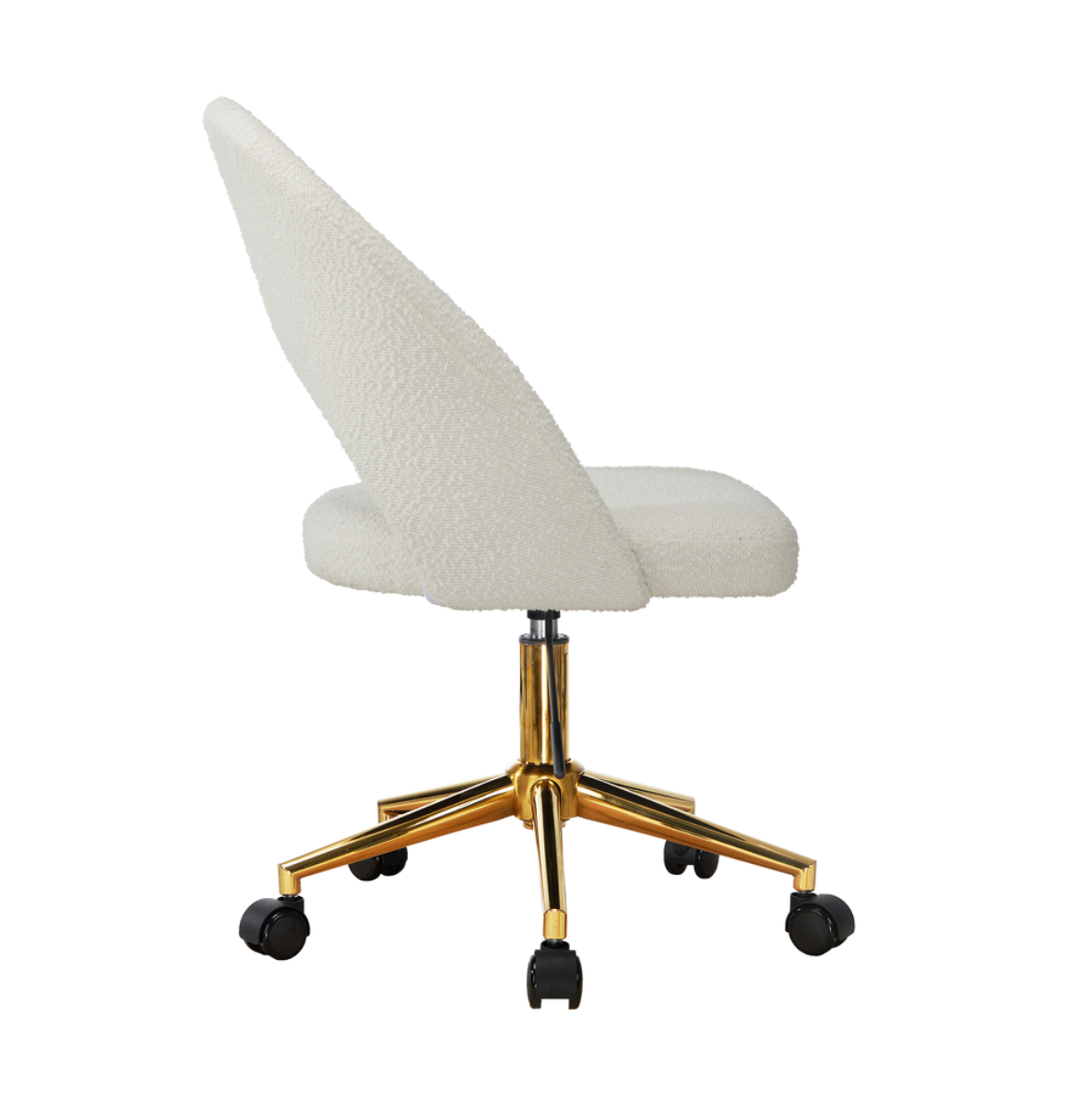 Willow Boucle Office Chair - White