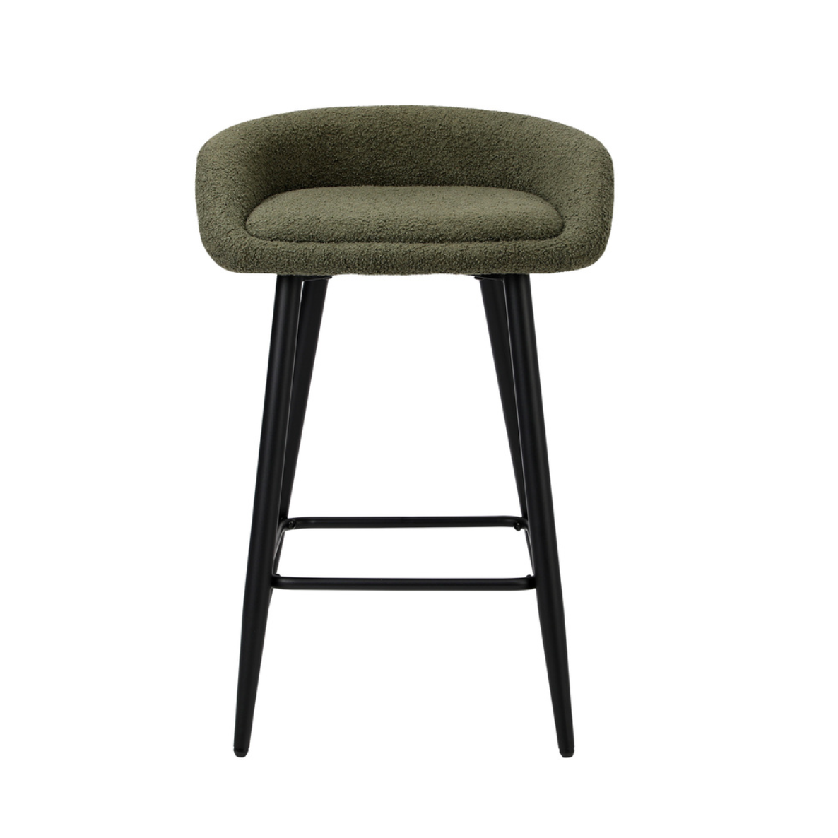 Brosa Boucle Bar Stool - Set of Two