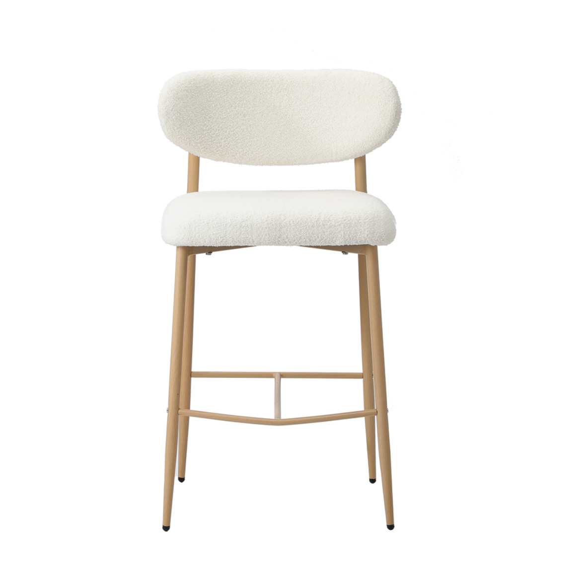 Neo Boucle Bar Stool - Set of Two