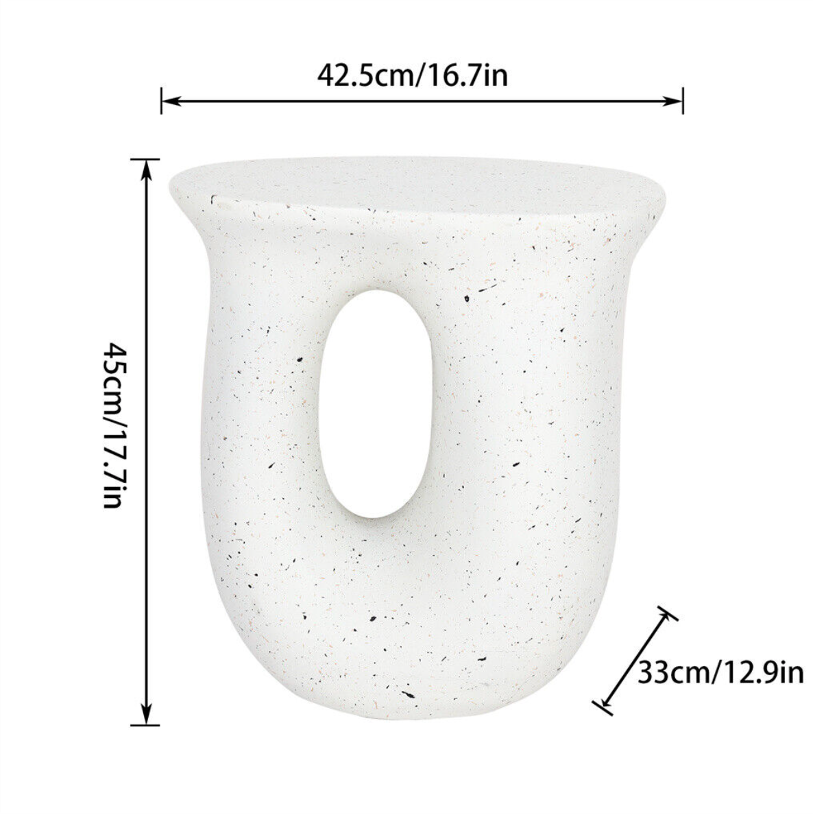 Cosmo Terrazzo Accent Side Table – premium furniture by Interior Ave