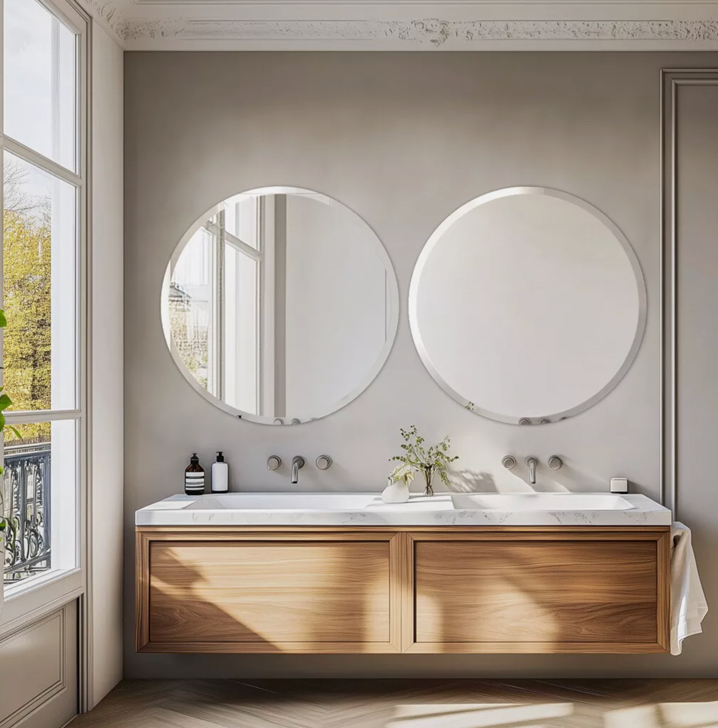 Valet Frameless Wall Mirror