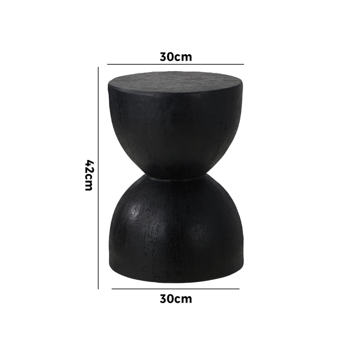 Belina Side Table - Black
