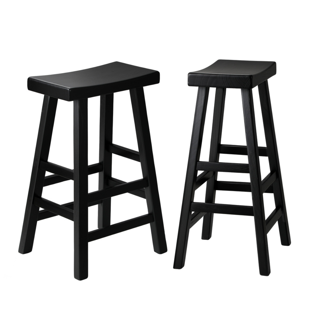 Zion Bar Stool - Black – modern bar stool by Interior Ave