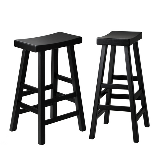 Zion Bar Stool - Black – modern bar stool by Interior Ave