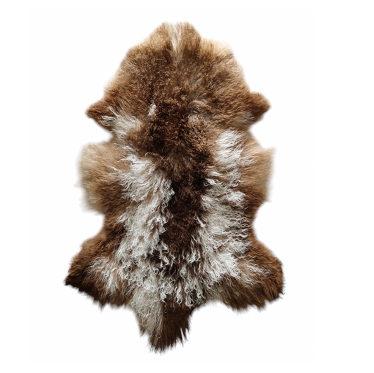 Mongolian Sheepskin Throw - Blenheim 90cm