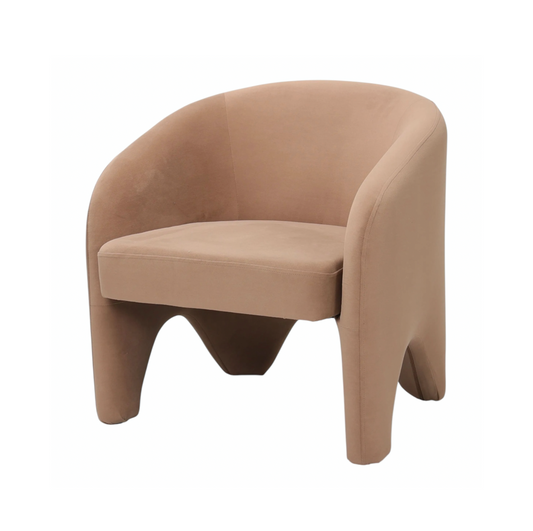 Nova Velvet Arm Chair – Chocolate – furniture piece by Interior Ave